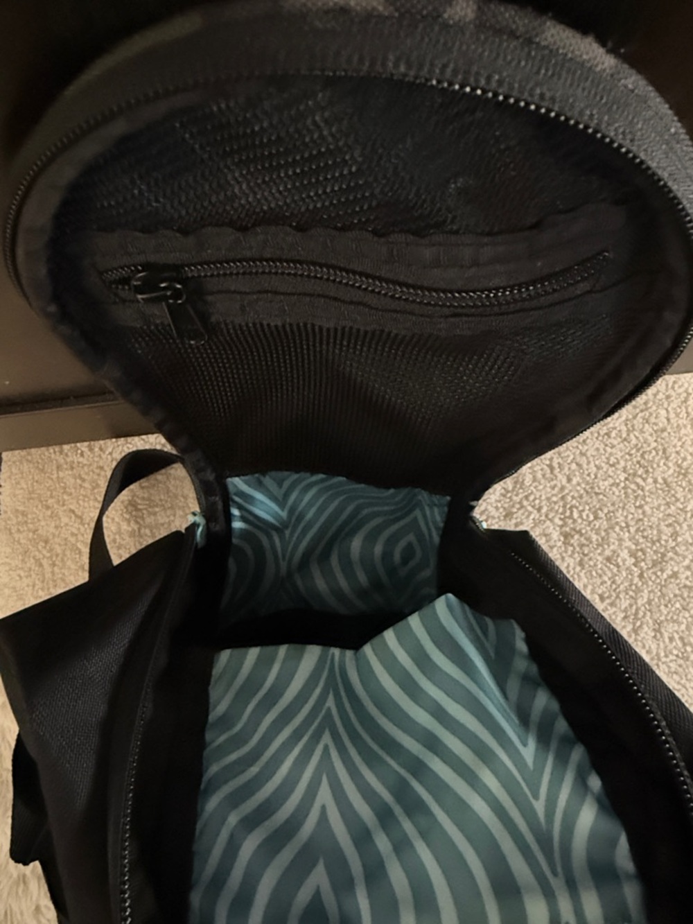 Dakine Black Grom Compact Backpack with Teal Accent - Picture 7 of 8
